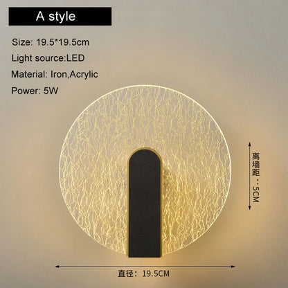 Decorbites™ LED Wandlampe 5W Moderne Nordische Wandleuchte für Schlafzimmer und Wohnzimmer