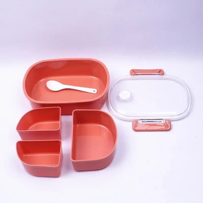 Decorbites™ Frische-haltendes Lunchbox-Set für Kinder: Drei Fächer, Mikrowellengeeignet