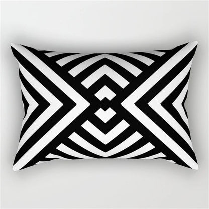 Decorbites™ Geometrisches Wellenlinien-Taljen-Kissenbezug-Set