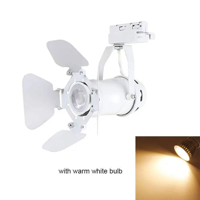DecorBites™ 4-Light Industrial Track Spotlight for Mall Exhibition Office LED Lighting