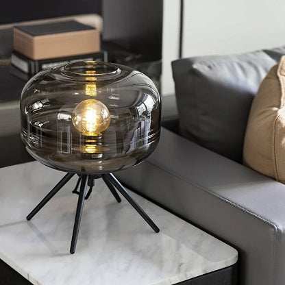 Decorbites™ Glas-Schreibtisch: Modern dekorativer LED-Wohnzimmer-Schlafzimmer kreativer Glas-Dekor-Schreibtisch
