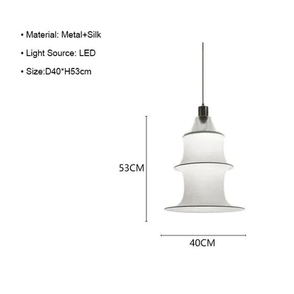 Decorbites™ Sahne-Seide Japanische LED-Stehlampe für modernes Wohnzimmer-Dekor