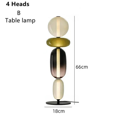 Decorbites™ Glasbodenleuchte LED Tischlampe – Italienisches Design Hohe Qualität