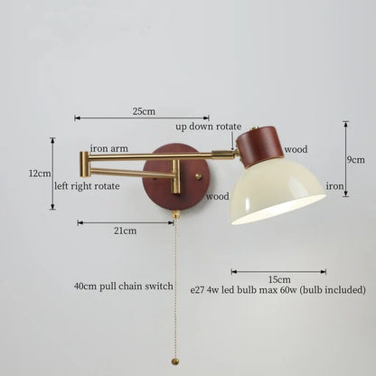 Decorbites™ Cremige Eisen LED Wandlampe für Schlafzimmer Wohnzimmer Badezimmer Spiegel Treppenlicht