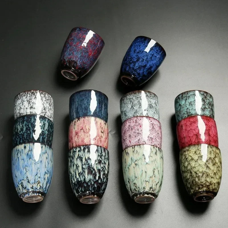 Decorbites™ Japanisches Ofenverändertes Keramik-Teetassen-Set 250 ml