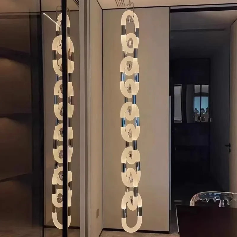 Decorbites™ Kristall-Goldkette-Hängelampe Deckenleuchte für die Hausdekoration