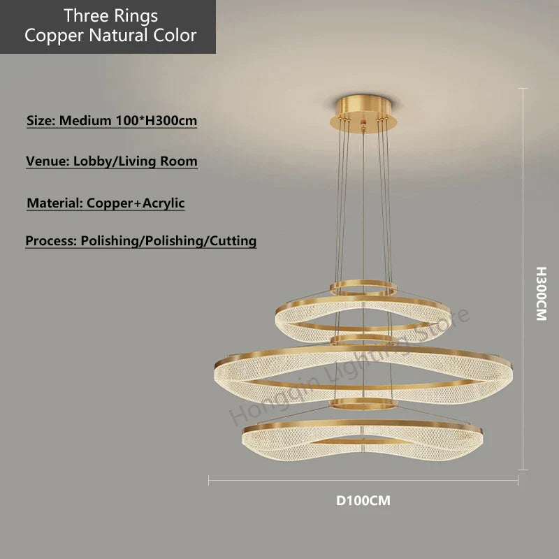 Decorbites™ Acryl Wohnzimmer Kronleuchter Pendellampe LED Hängelampe