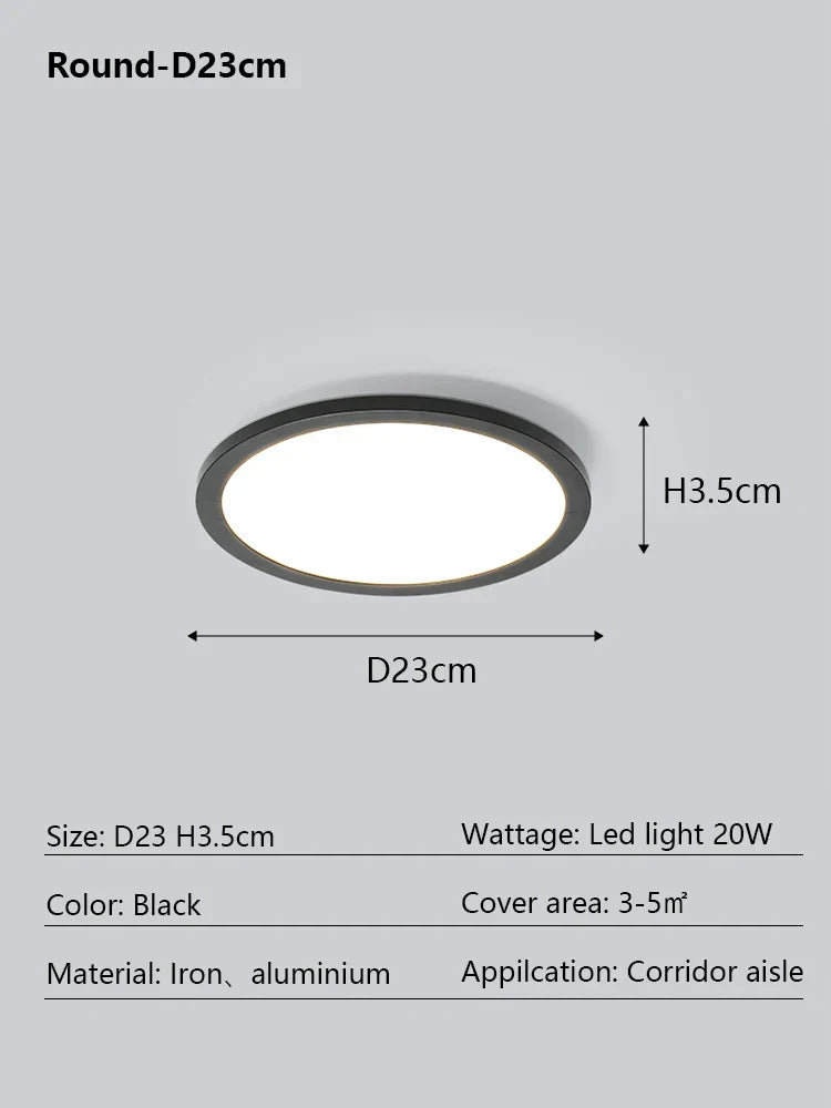 Decorbites™ LED-Deckenleuchte: Modernes minimalistisches rechteckiges Design für Wohnzimmer, Schlafzimmer, Innenbeleuchtung