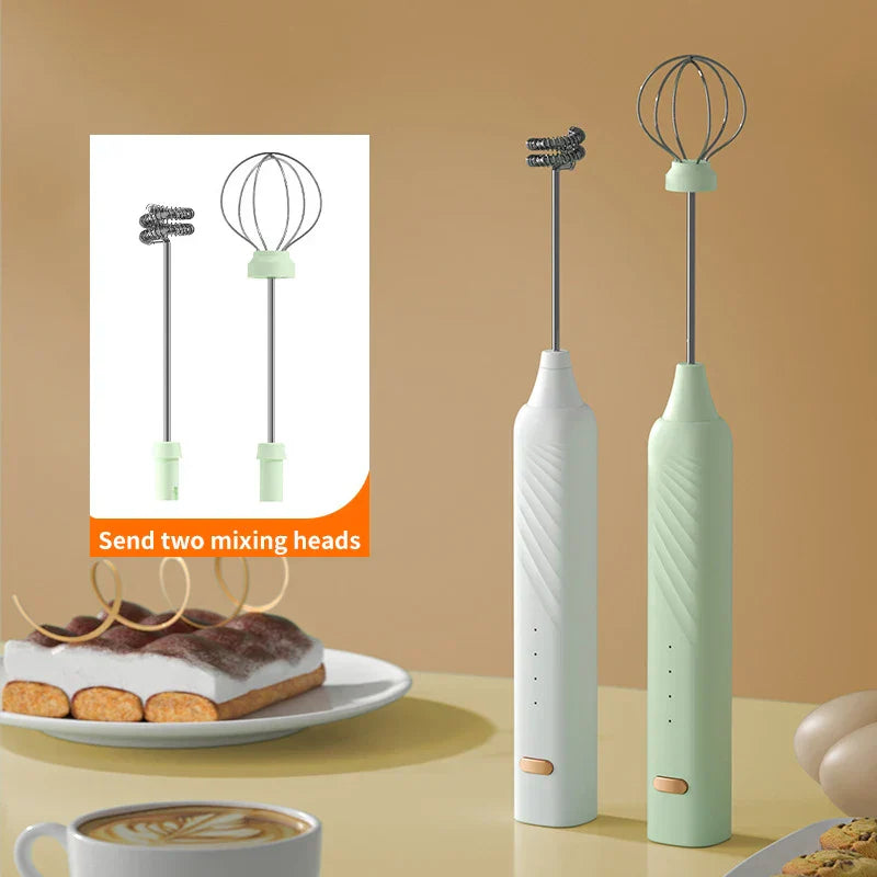 Decorbites™ Elektrischer Milchaufschäumer 3 Geschwindigkeiten Kaffeemixer Eierbesen Schaummacher