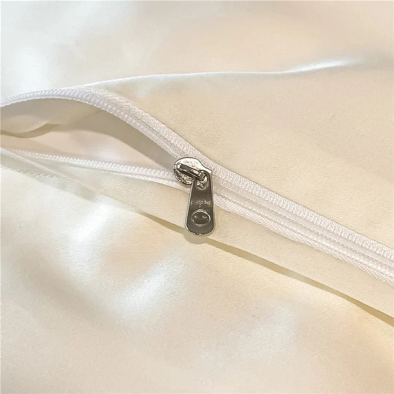 Decorbites™ Eukalyptusfaser-Spitzen-Bettwäsche-Set für weichen, seidenweichen und kühlen hautfreundlichen Komfort