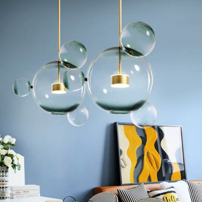 Decorbites™ Glasleuchter: Nordisch-italienische LED-Hängeleuchte für Wohn- und Esszimmer