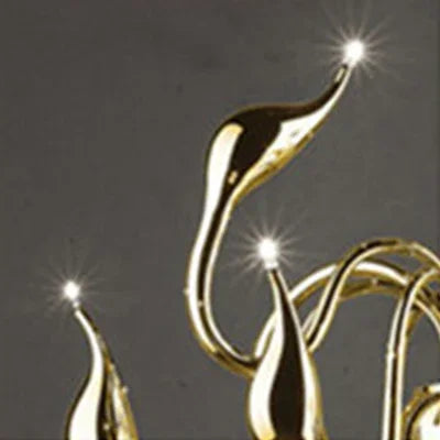 Decorbites™ Eisen-Schwan-Hängeleuchte | Nordische LED-Kronleuchter für die Hausdekoration