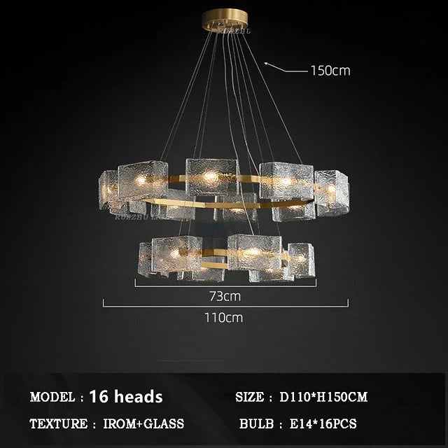 Decorbites™ Kristall-Deckenleuchter: Moderne Luxus-Pendantleuchte für Wohnzimmer und Restaurant