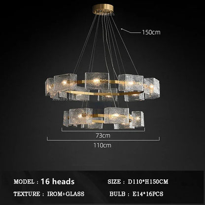 Decorbites™ Kristall-Deckenleuchter: Moderne Luxus-Pendantleuchte für Wohnzimmer und Restaurant