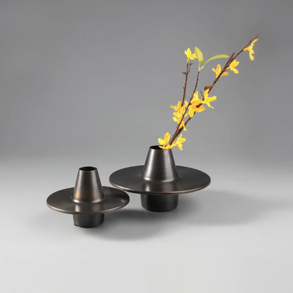 Decorbites™ Goldene Geometrische Metallhandwerk Blumentopf UFO Heimdekoration