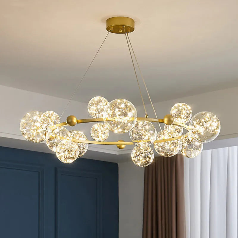 Decorbites™ Glas-Kugel-LED-Deckenleuchter für Zuhause, Esszimmer, Wohnzimmer, Schlafzimmer
