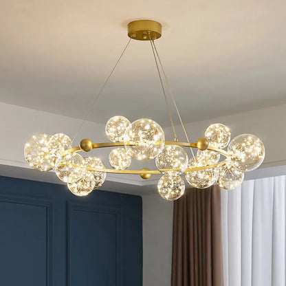 Decorbites™ Glas-Kugel-LED-Deckenleuchter für Zuhause, Esszimmer, Wohnzimmer, Schlafzimmer