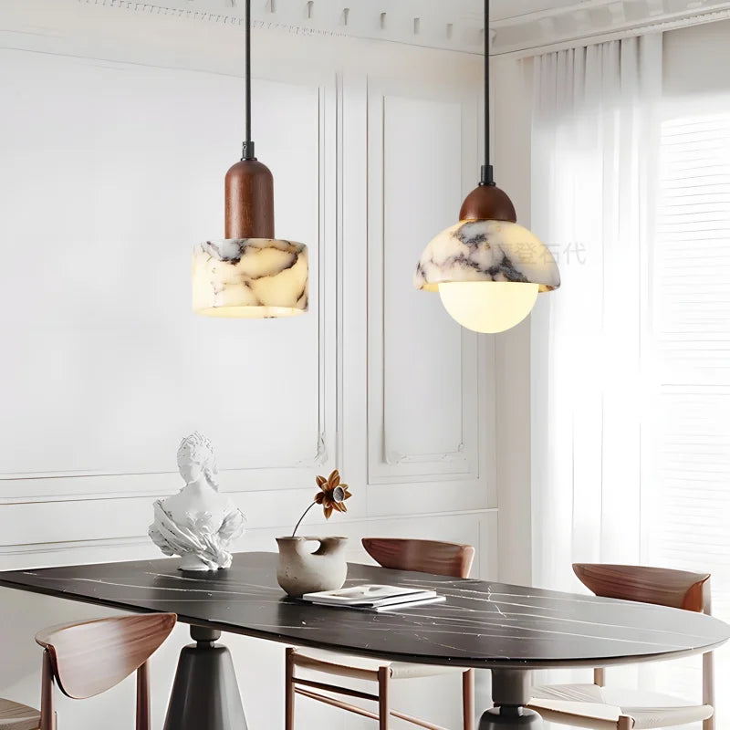 Decorbites™ Glas-Kugelleuchte LED-Hängeleuchte für Schlafzimmer Esszimmer Küche - Vintage Hängelampe