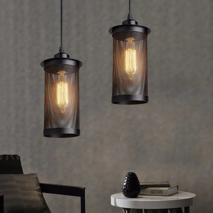 Decorbites™ Industrielles Nordisches Schwarzes Eisenkäfig-Pendant-Licht Loft-Hängelampe