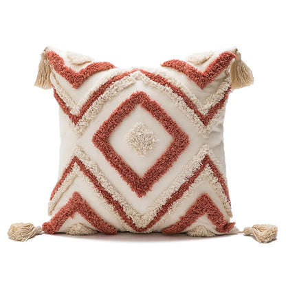 Decorbites™ Geometrische Stickerei Boho Kissenbezug Sofadecoration Dekoratives Kissenhülle Leinen Baumwolle