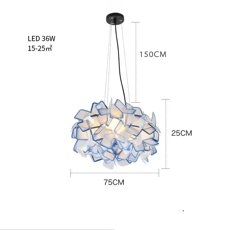 Decorbites™ Clizia LED-Kronleuchter – Neues Design Acryl Aufhängung Schlafzimmer Café-Lichter