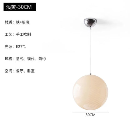 Decorbites™ Glas-Hängeleuchten LED E27 für Esszimmer und Schlafzimmer