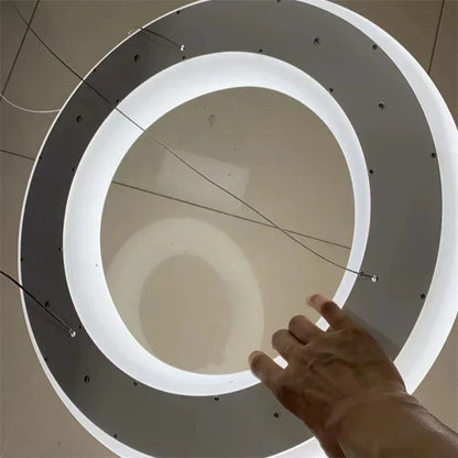 Decorbites™ Wolken-Hängeleuchte: Nordisch-minimalistischer Donut-Kronleuchter für Wohnzimmer & Kinderzimmer
