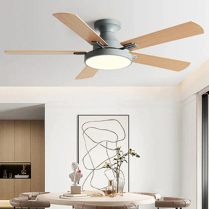 Decorbites™ 56" Niedrigboden-Deckenventilator mit Licht | Innenwohnzimmer-Leuchter | Modernes Design