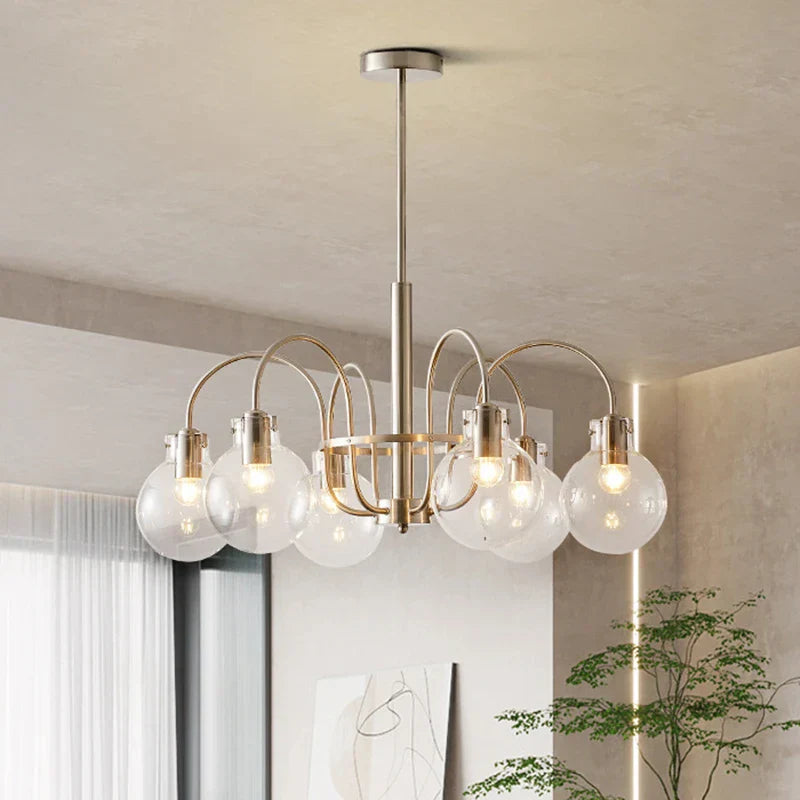 Decorbites™ Glas-LED-Kronleuchter: Retro-Bauhaus-Design für Wohnzimmer, Schlafzimmer, Küche oder Esstisch
