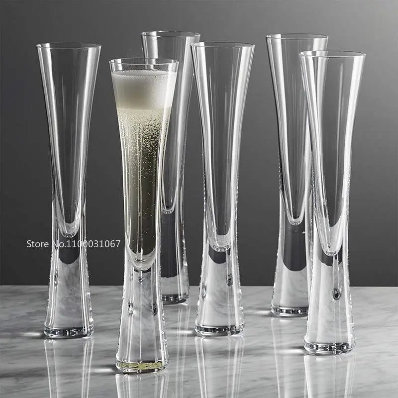 Clear Bubble Wine Glasses