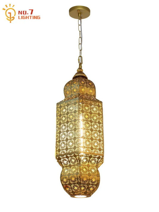 Decorbites™ Gold-Lustre-Hängeleuchten LED E27 – Vintage-Luxus-Eisen für Heimdekoration & Restaurant