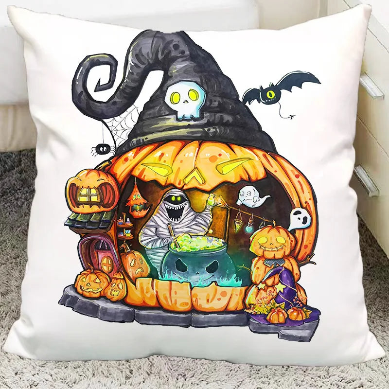 Decorbites™ Halloween-Plüsch-Kartoffelkissen für Wohnzimmer und Schlafzimmer, festliche Dekoration