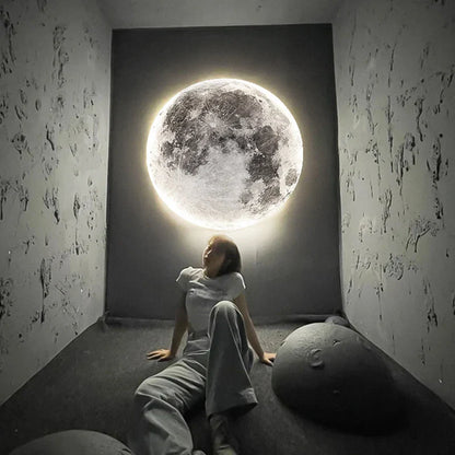 DecorBites™ Creative Moon Earth LED Wall Lamp for Modern Living Spaces