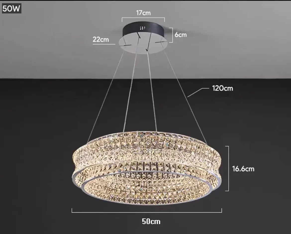 Decorbites™ K9-Kristall-Luxus-Lüster für Restaurant Bar Hotel LED-Lampen