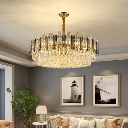 Decorbites™ K9-Kristall-Leuchter für moderne Innenraumbeleuchtung im Wohnzimmer, hängende Leuchte