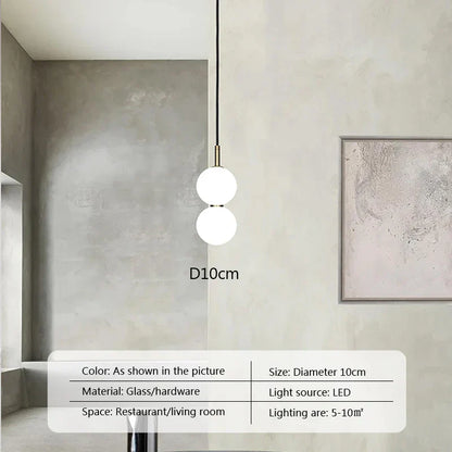 Decorbites™ Glas-Kugelleuchter: Moderne Dekoration für Duplex-Treppenhäuser, Wohnzimmer, Schlafzimmer