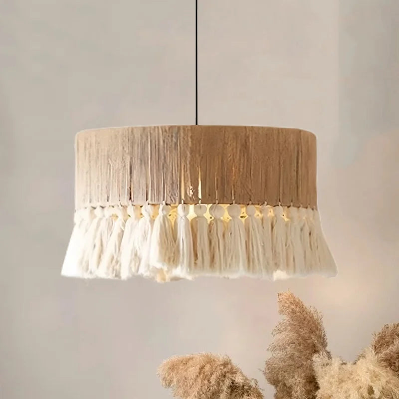 Decorbites™ Hanfseil E27 LED Hängeleuchten Kronleuchter Beleuchtung - Nordische Minimalismus