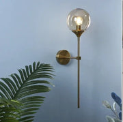 Gold Glass Kitchen Lamp