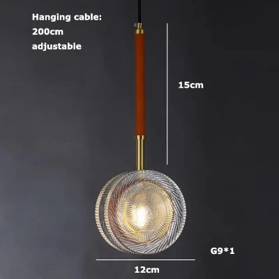 DecorBites™ Crystal LED Ceiling Chandelier - Dimmable Art Deco Pendant Light
