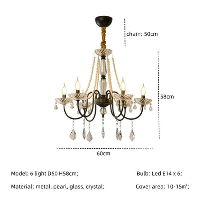 Decorbites™ Kristall-LED-Kronleuchter Wohnzimmer Luxusbeleuchtung E14 Hänge-Lampen