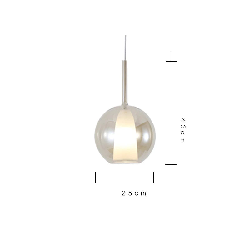 Decorbites™ Designer-Glas-Hängeleuchte für Esszimmer, Küche, Loft und Heimdekoration