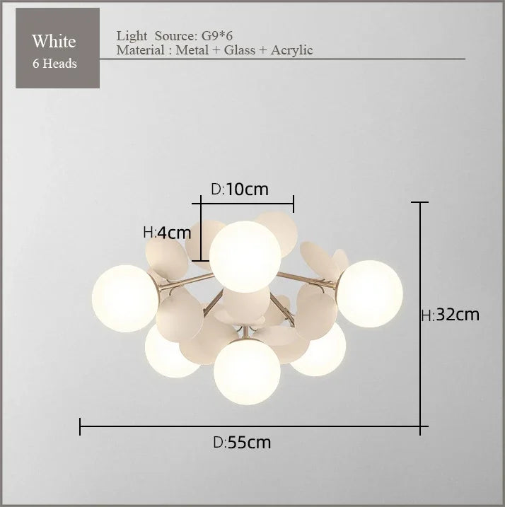Decorbites™ Frostglas-Deckenleuchter für Innenbeleuchtung im Haus