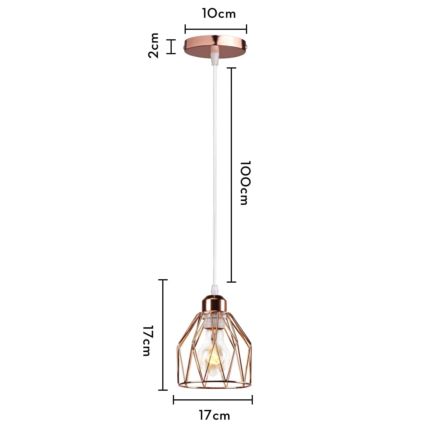 Decorbites™ Industrielles Retro-Loft-LED-Pendantleuchte für Wohnzimmer, Küche und Heim