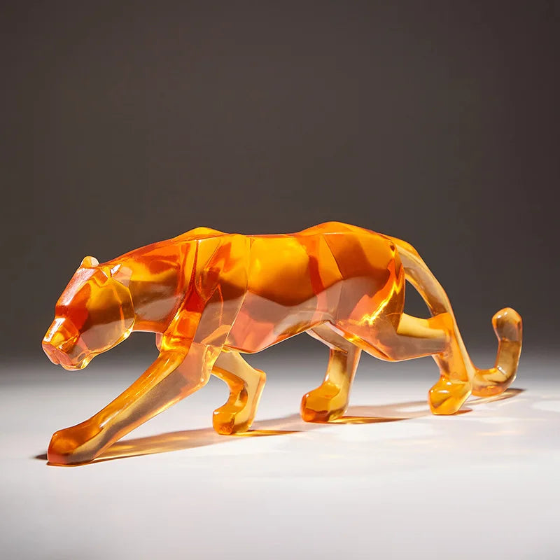 Decorbites™ Leopard Gepard Harz-Tier-Skulpturen für die Heimdekoration
