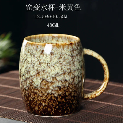 Decorbites™ 480ml Keramikbecher - Brennofen-geänderte Kaffeetasse - Porzellan-Teetassen - Großhandels-Getränkeutensilien