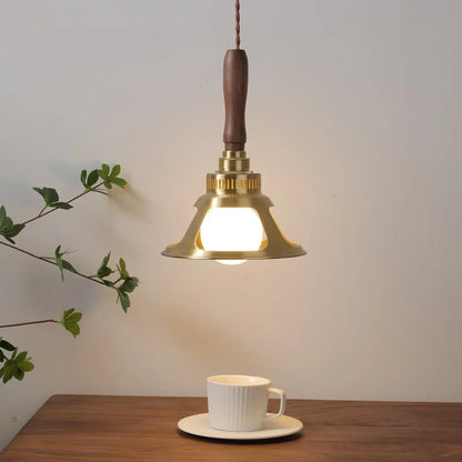 Decorbites™ Kupfer-Walnuss-LED-Hängeleuchten, moderne Hängelampe für Flur, Schlafzimmer, Esszimmer