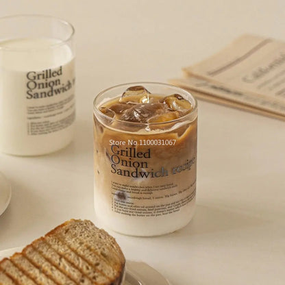 Decorbites™ Glas-Kaffeetassen-Set aus 2 Stück