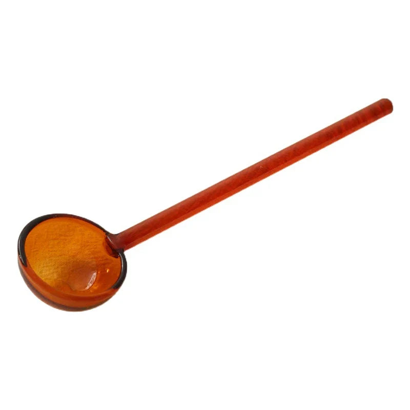 DecorBites™ Glass Spoon Dessert Teaspoon Creative Coffee Spoon Set for Ice Cream