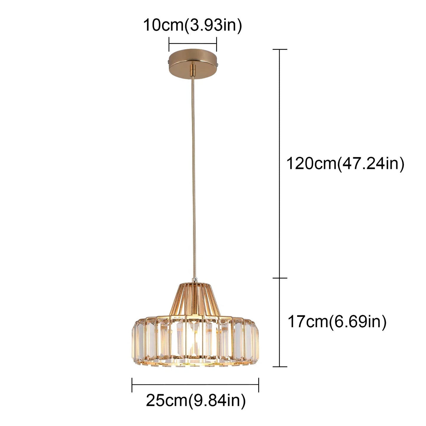 Decorbites™ K9-Kristall-Hängeleuchte LED-Deckenleuchte Nordische Kronleuchter für das Wohnzimmer