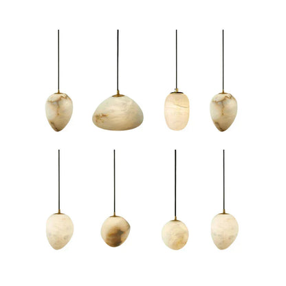 DecorBites™ Geometry Marble LED Chandelier for Living Room Kitchen Island